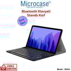 Microcase Samsung Galaxy Tab A7 T500 T505 T507 2020 10.4 Bluetooth Klavyeli Standlı Kılıf - BKK4