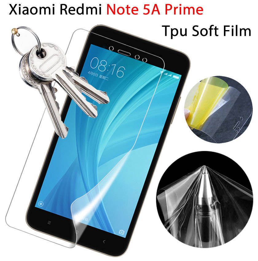 Xiaomi Redmi Note 5A Prime Full Kaplama Ekran Koruma TPU Soft Fil