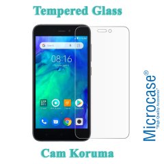 Microcase Xiaomi Redmi Go Elektrocase Serisi Silikon Kılıf Siyah + Tempered Glass Cam Koruma (SEÇENEKLİ)