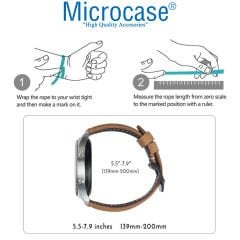 Microcase Huawei Watch GT 3 SE için Tokalı Deri Kordon Kayış - KY86