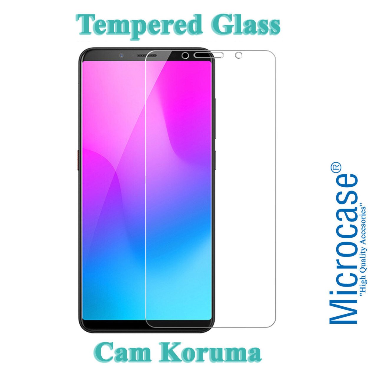 ZTE Nubia Z18 mini Tempered Glass Cam Ekran Koruma