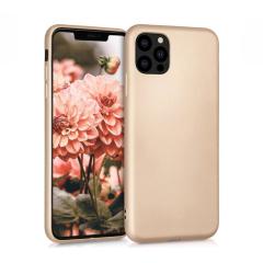 Microcase İphone 12 Pro Premium Matte Silikon Kılıf - Gold