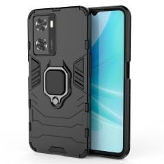 Microcase OnePlus Nord N20 SE Batman Serisi Yüzük Standlı Armor Kılıf - Siyah AL3349