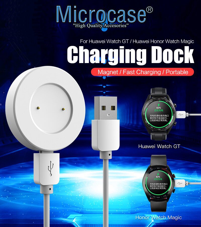 Microcase Huawei Watch GT - Watch GT2 - Honor Watch Magic Manyetik Şarj Aygıtı - AL2362