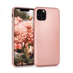 Microcase İphone 12 Pro Premium Matte Silikon Kılıf - Rose Gold