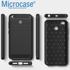 Microcase Xiaomi Redmi 4X Brushed Silikon TPU Kılıf+Tam Kaplar