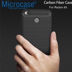 Microcase Xiaomi Redmi 4X Brushed Silikon TPU Kılıf+Tam Kaplar