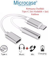 Konuşma Özellikli Type-C 2in1 Şarj + Kulaklık Dönüştürücü AL2361
