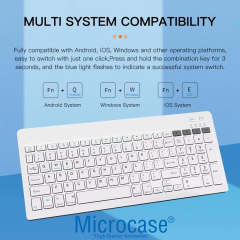 Microcase 2in1 Kablosuz 2.4g ve Bluetooth Wireless Klavye Mouse Set - AL5043