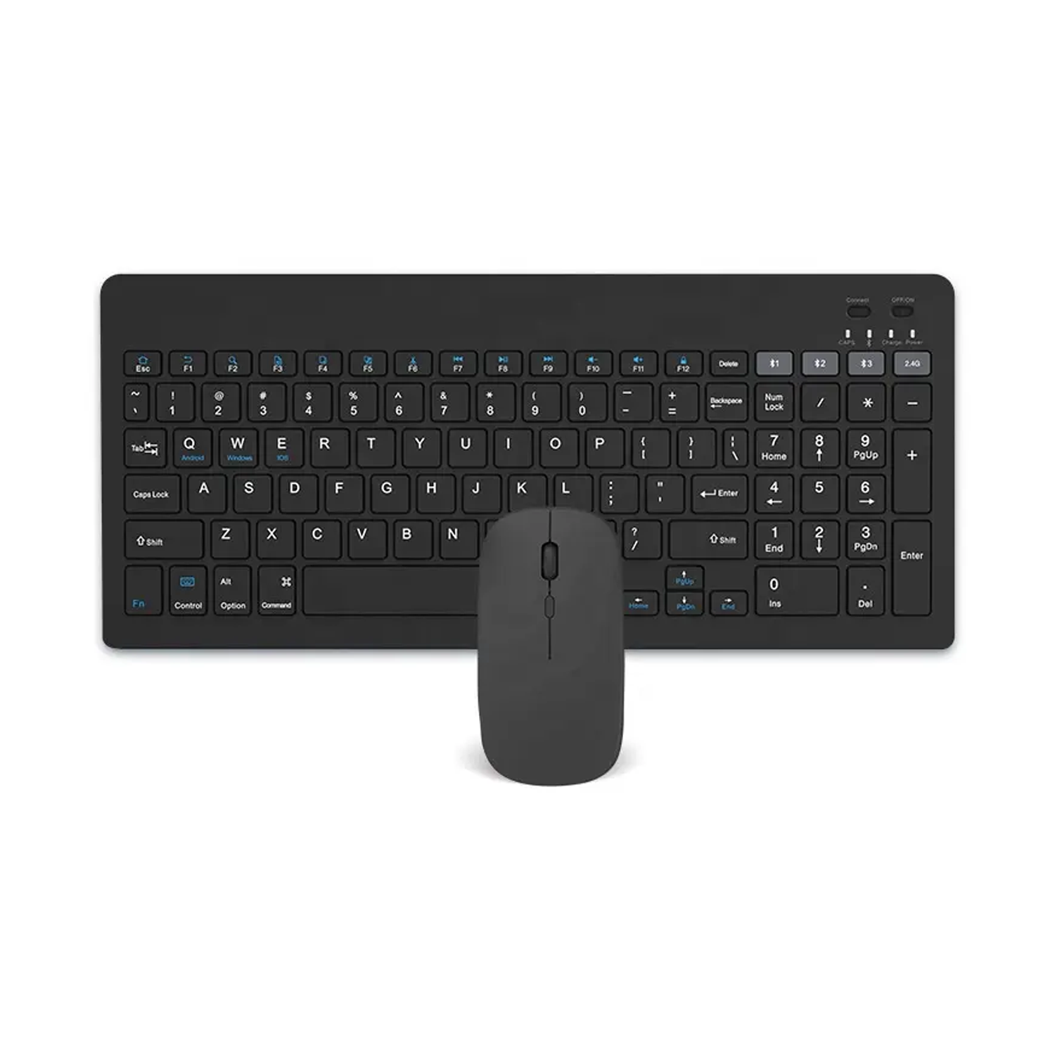 Microcase 2in1 Kablosuz 2.4g ve Bluetooth Wireless Klavye Mouse Set - AL5043