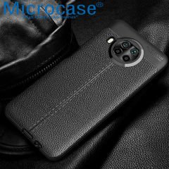 Microcase Xiaomi Mi 10T Lite - Mi 10i Leather Tpu Silikon Kılıf - Siyah