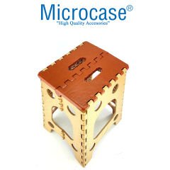 Microcase Taşınabilir Katlanır Portatif 3 No Kamp Sandalyesi Tabure 45,5cm x 35cm AL3888