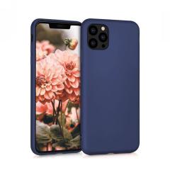 Microcase İphone 12 Pro Max Premium Matte Silikon Kılıf - Lacivert