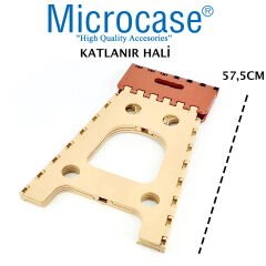 Microcase Taşınabilir Katlanır Portatif 3 No Kamp Sandalyesi Tabure 45,5cm x 35cm AL3888