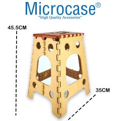 Microcase Taşınabilir Katlanır Portatif 3 No Kamp Sandalyesi Tabure 45,5cm x 35cm AL3888