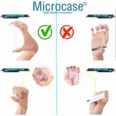 Microcase Xiaomi Poco F2 Pro Tam Kaplayan Esnek Ceramic Nano Ekran Koruma - Siyah