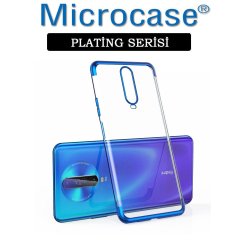 Microcase Xiaomi Redmi K30 Plating Series Soft Silikon Kılıf - Mavi