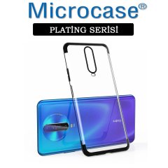Microcase Xiaomi Redmi K30 Plating Series Soft Silikon Kılıf - Siyah