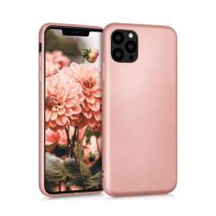 Microcase İphone 12 Pro Max Premium Matte Silikon Kılıf - Rose Gold