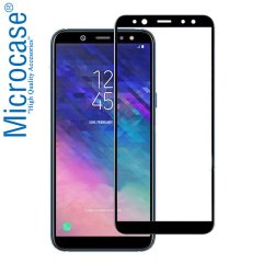 Samsung Galaxy A6 2018 Tam Kaplayan Çerçeveli Tempered Ekran Koru