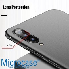 Microcase Xiaomi Mi 9 Pro Elektrocase Serisi Silikon Kılıf - Siyah + Tam Kaplayan Çerçeveli Cam