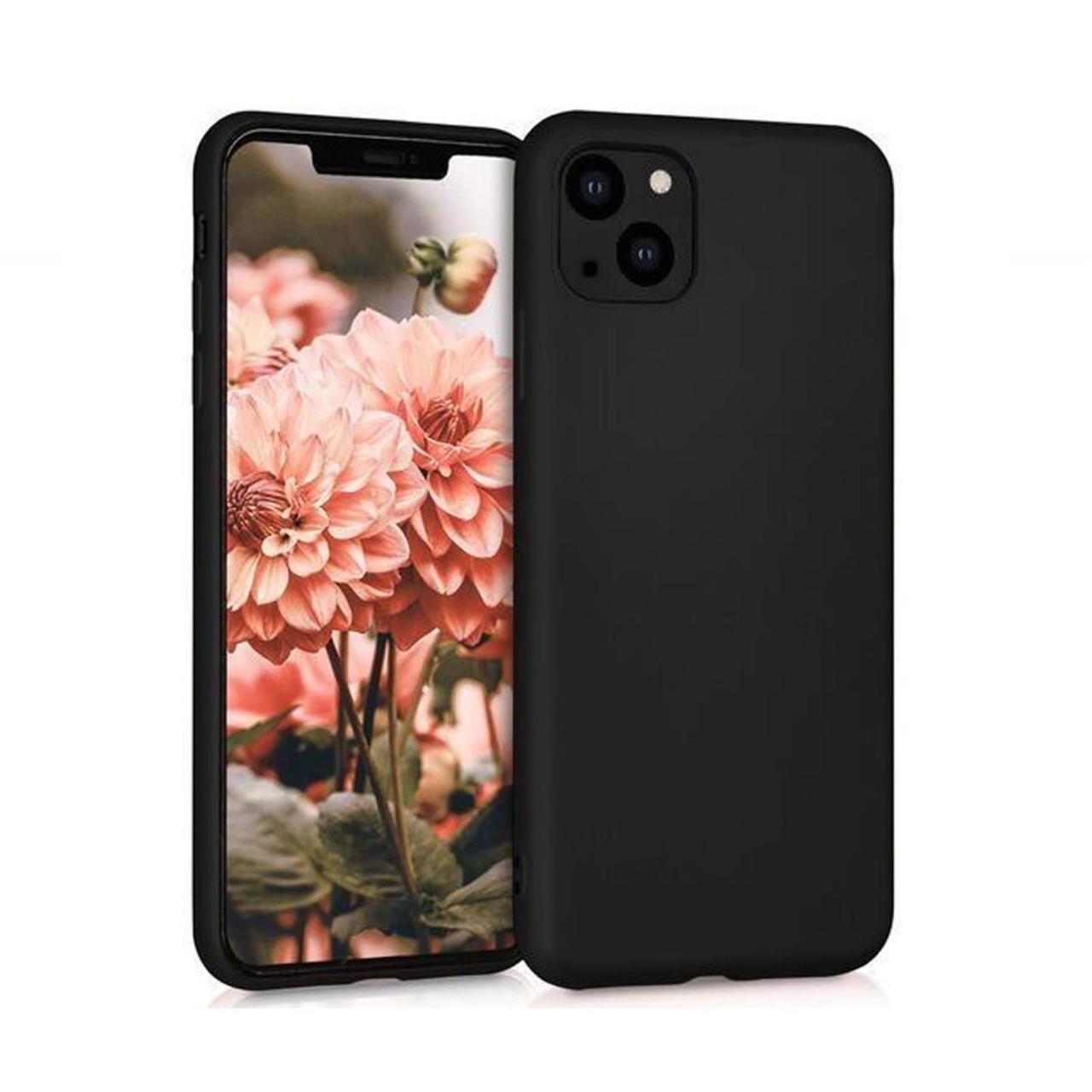 Microcase İphone 13 Premium Matte Silikon Kılıf - Siyah