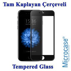 Microcase iPhone SE 2020 İnce 0.2 mm Soft Silikon Kılıf + Tam Kaplayan Çerçeveli Cam