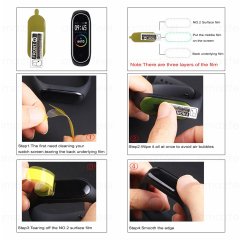 Microcase Xiaomi Mi Band 7 TPU Ekran Koruma Filmi - Şeffaf