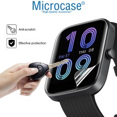 Microcase Amazfit Bip 3 Pro TPU Ekran Koruma Filmi - Şeffaf