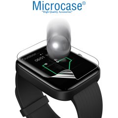 Microcase Amazfit Bip 3 Pro TPU Ekran Koruma Filmi - Şeffaf