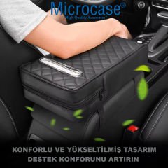 Microcase Çek-Al Mendil Bölmeli Oto Araç içi Kolçak Kol Dayama Minderi AL4411