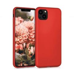 Microcase İphone 13 mini Premium Matte Silikon Kılıf - Kırmızı