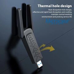 Microcase Dual Band AC1300 Mbps 3.0 Kablosuz USB Wifi Adaptörü AL3949