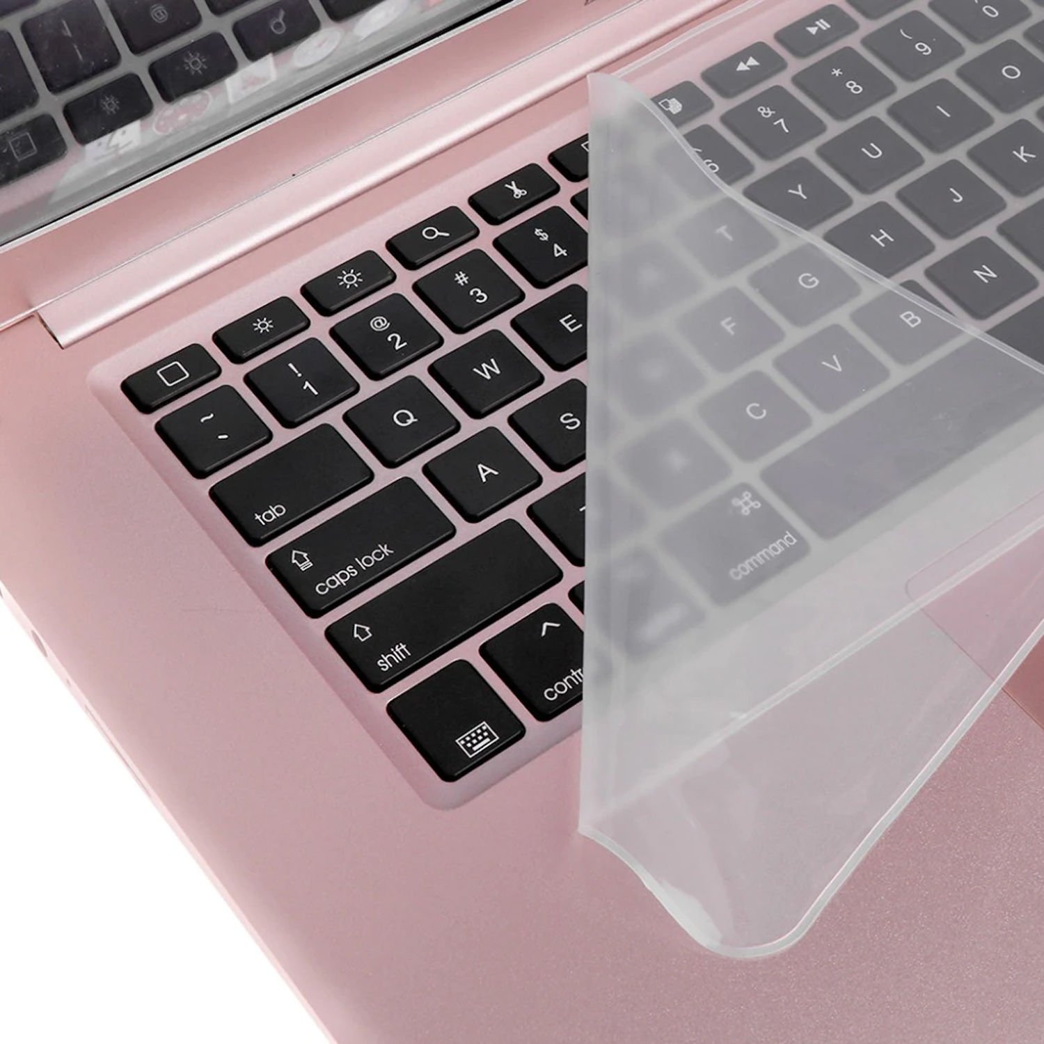 Microcase 13'' - 17'' Notebook Laptop Macbook Klavye Koruyucu Silikon - Şeffaf AL3242