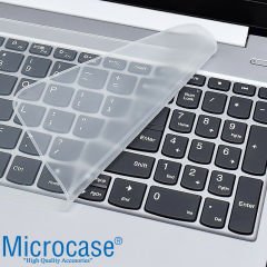 Microcase 13'' - 17'' Notebook Laptop Macbook Klavye Koruyucu Silikon - Şeffaf AL3242