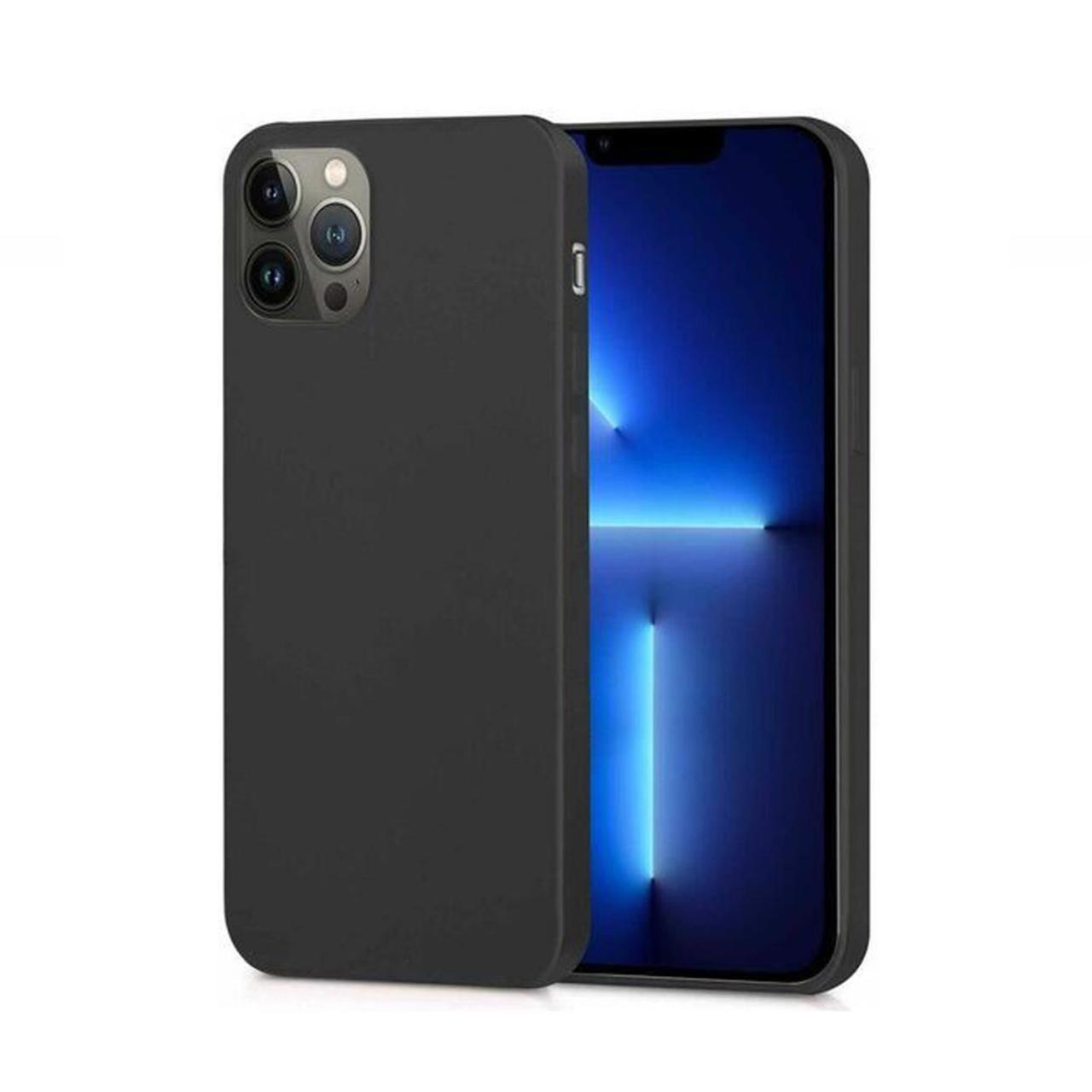 Microcase İphone 13 Pro Premium Matte Silikon Kılıf - Siyah