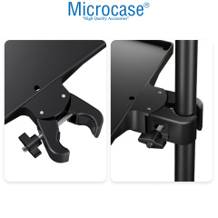 Microcase Tripodlara Monte Universal Sehpa Notebook Mikrofon Kitap vb Malzeme Rafı 228x168mm - AL5290