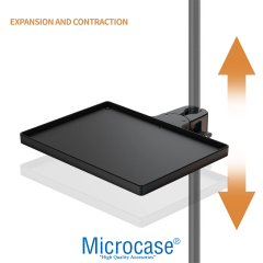 Microcase Tripodlara Monte Universal Sehpa Notebook Mikrofon Kitap vb Malzeme Rafı 228x168mm - AL5290