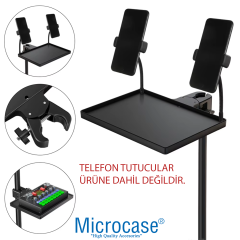 Microcase Tripodlara Monte Universal Sehpa Notebook Mikrofon Kitap vb Malzeme Rafı 228x168mm - AL5290