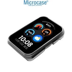 Microcase Oppo Watch Free Ekran Korumalı Sert Rubber Kılıf Şeffaf - AL3173