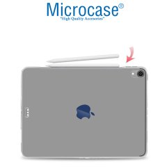 Microcase iPad Pro 11 Kablosuz Şarj Uyumlu Silikon Tpu Soft Kılıf - Şeffaf