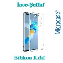 Microcase Huawei Mate 40 Ultra İnce 0.2 mm Soft Silikon Kılıf + 3D Curved Tempered Glass Ekran Koruma
