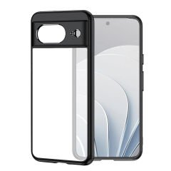 Microcase Google Pixel 8 Luna Serisi Köşe Korumalı Sert Rubber Kılıf - AL3422 Siyah