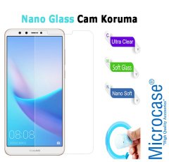 Microcase Huawei Y6 2018 Nano Glass Cam Ekran Koruma Filmi