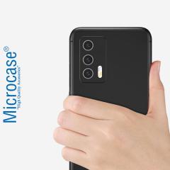 Microcase Realme GT 5G Elektrocase Serisi Silikon Kılıf - Siyah