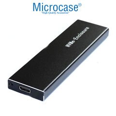 Microcase M2 SSD TO USB 3.1 NVME Harddisk kutusu Harddisk Muhafaza Adaptörü 10GBPS AL3947