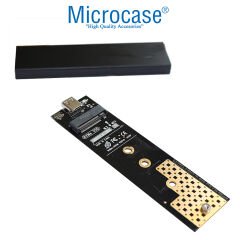 Microcase M2 SSD TO USB 3.1 NVME Harddisk kutusu Harddisk Muhafaza Adaptörü 10GBPS AL3947