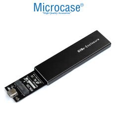 Microcase M2 SSD TO USB 3.1 NVME Harddisk kutusu Harddisk Muhafaza Adaptörü 10GBPS AL3947