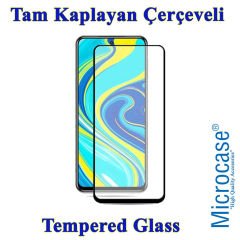 Microcase Huawei P Smart 2021 İnce 0.2 mm Soft Silikon Kılıf + Tam Kaplayan Çerçeveli Cam