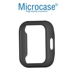 Microcase Oppo Realme Watch 36 mm Önü Açık Tasarım Rubber Kılıf - Siyah